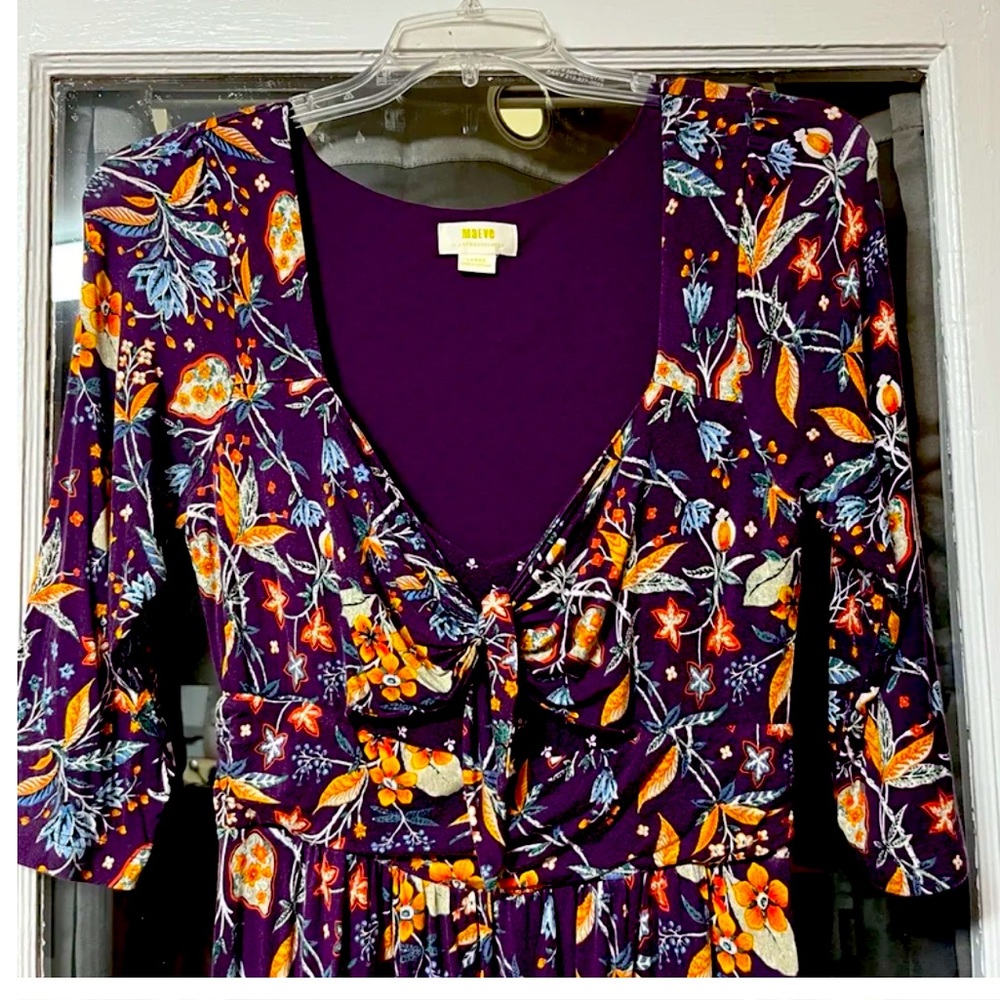 Maeve floral midi dress
